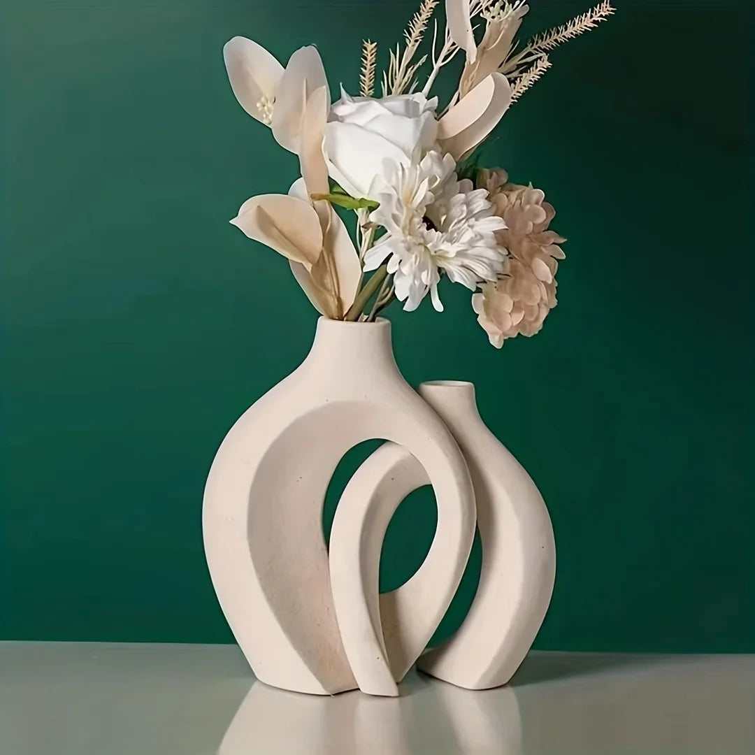 Nordic Minimalism: Ceramic Duet for Modern Decor