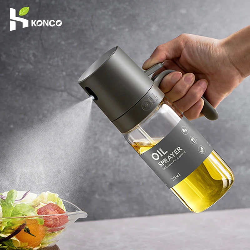 Ergonomic Glass Oil Sprayer for Air Fryers and Salads